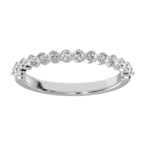 Claw Set Diamond Wedding Band