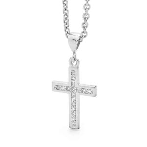 White Gold Cross