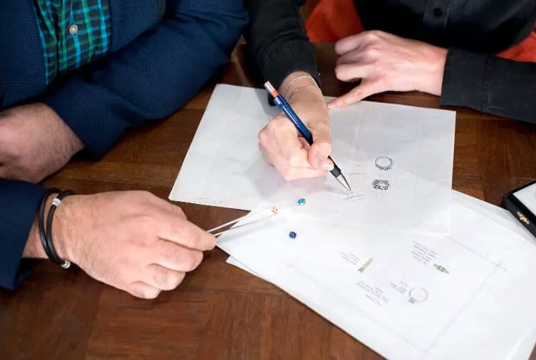Jewellery Design Process at Stelios Jewellers Perth WA