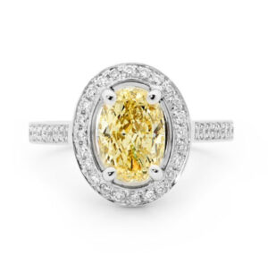 halo diamond engagement ring example